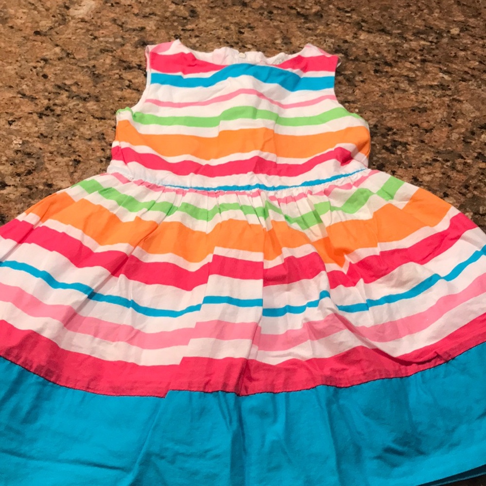 colorful striped dress